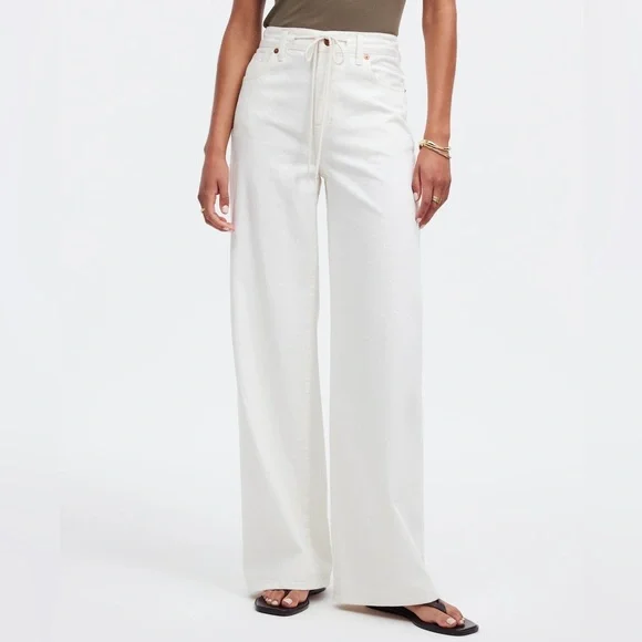 Madewell Superwide-Leg Jeans: Drawstring Edition - Picture 5 of 7